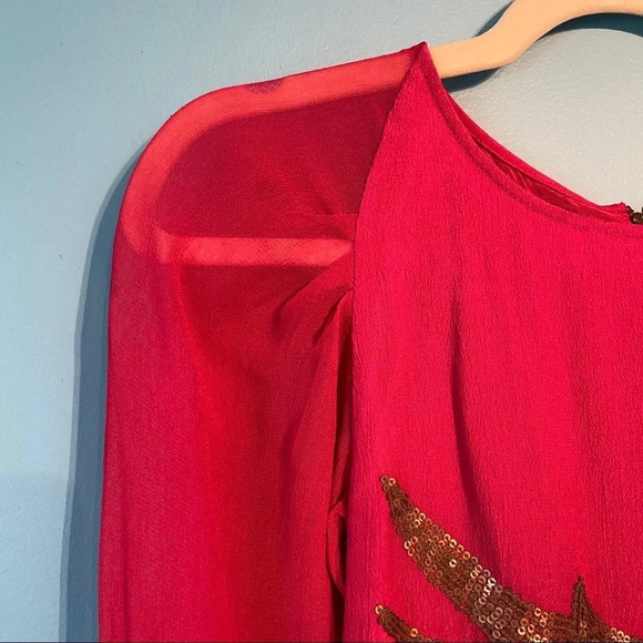 BNWOT Girls Dino e Lucia pink Phoenix dress in size girls 8 - Picture 5 of 8